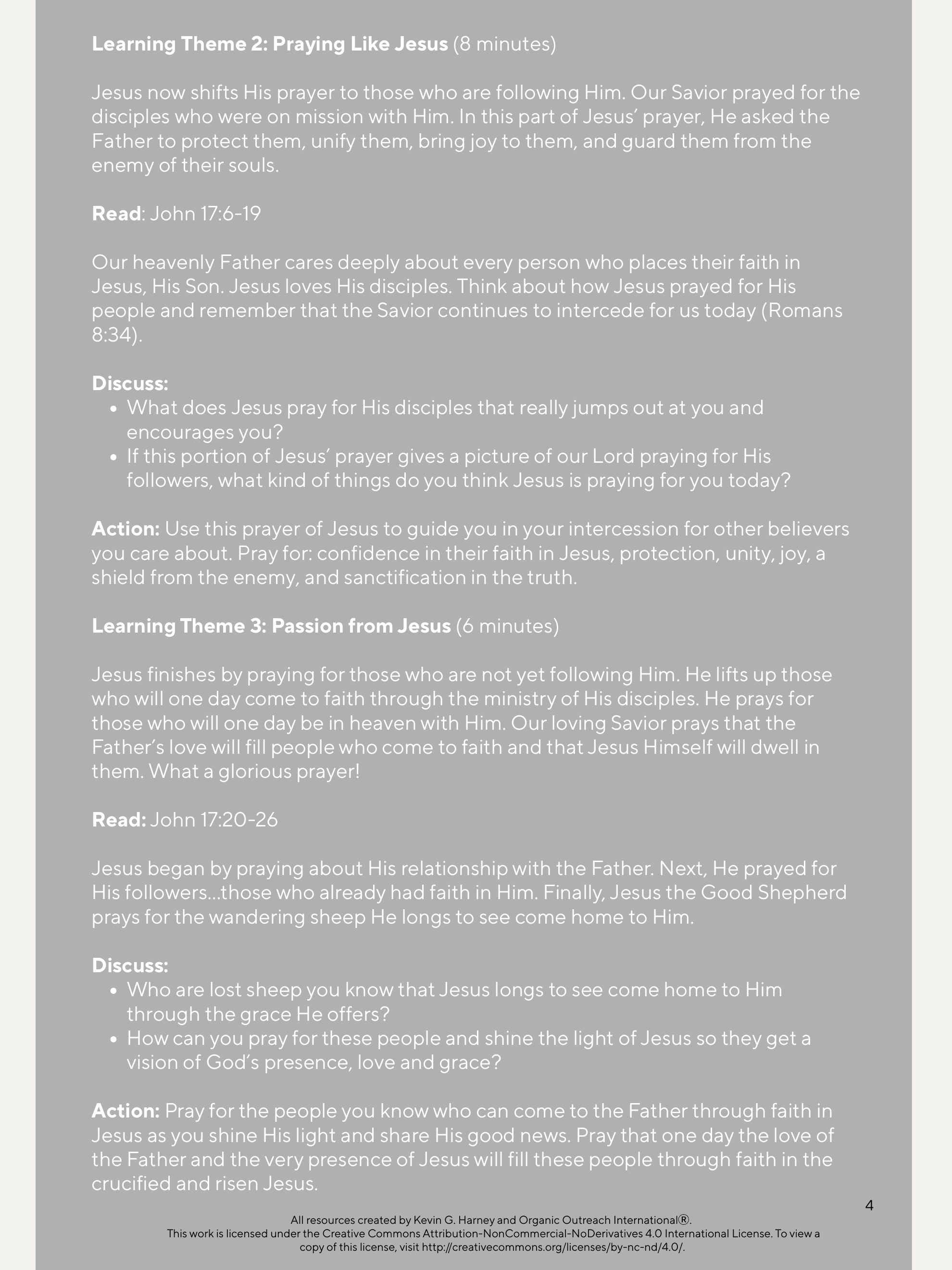 Infusion agenda page 4